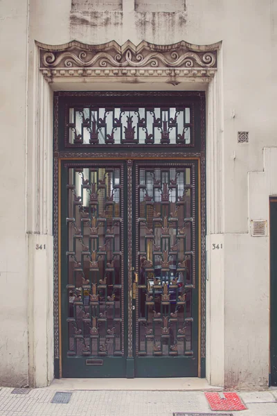 Detalhe Fachada Edifício Histórico Velho — Fotografia de Stock