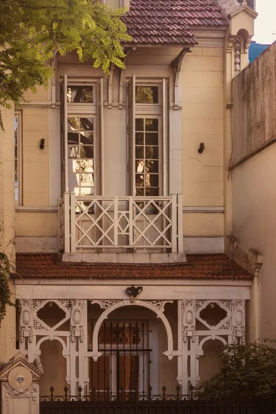 Detalle Fachada Del Antiguo Edificio Histórico —  Fotos de Stock