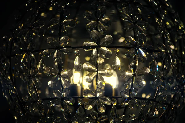 Beautiful Chandelier Close View — Stock Fotó