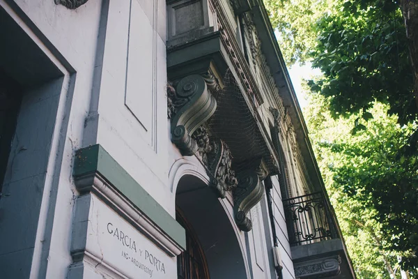 Detalle Fachada Del Antiguo Edificio Histórico —  Fotos de Stock