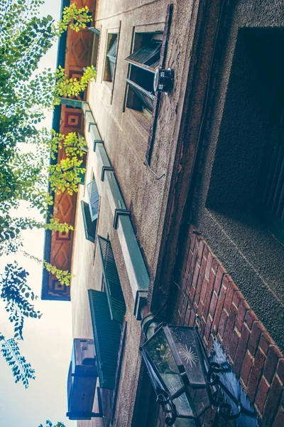 Detail Facade Old Historical Building — Stock Photo, Image