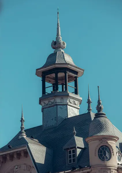 Detail Facade Old Historical Building — Stock Photo, Image