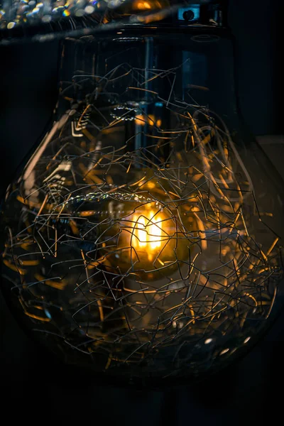 Vue Rapprochée Lampe Décorative — Photo