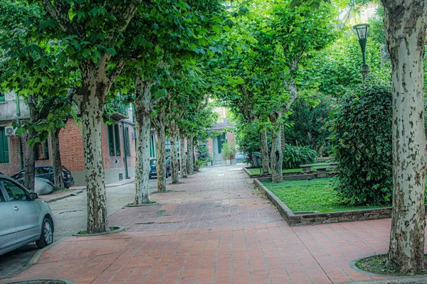 Uma Rua Tranquila Buenos Aires — Fotografia de Stock