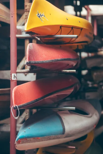 Underground Parking Lot Boats — ストック写真