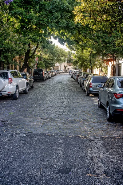 Uma Rua Tranquila Buenos Aires — Fotografia de Stock