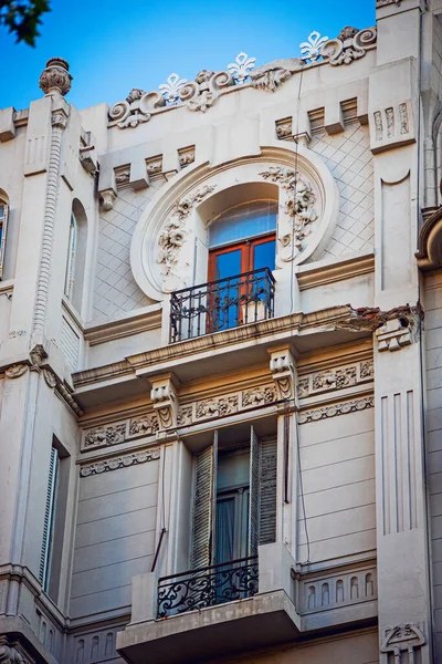 Detalhe Fachada Edifício Histórico Velho — Fotografia de Stock