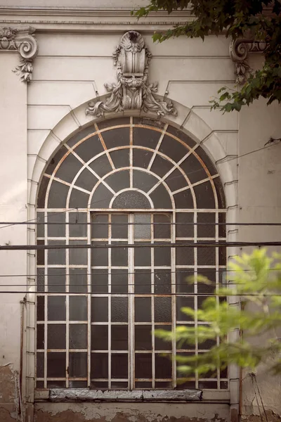 Detalle Fachada Del Antiguo Edificio Histórico — Foto de Stock