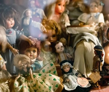 çocuk oyuncakları yakın çekim görünümü