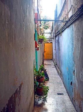 Eski şehrin manzarası