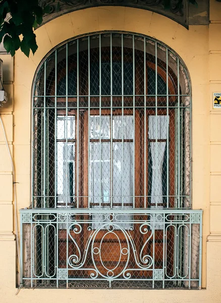 Detalhe Fachada Edifício Histórico Velho — Fotografia de Stock