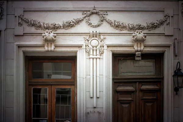 Detail Fasády Staré Historické Budovy — Stock fotografie
