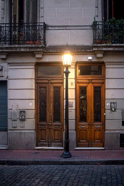 Detalle Fachada Del Antiguo Edificio Histórico —  Fotos de Stock