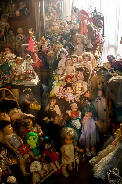 Lot Dolls Close View — Foto Stock