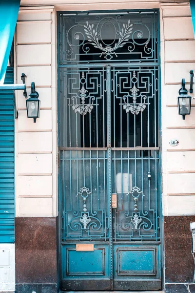 Old Metal Gate Door — Stock Photo, Image