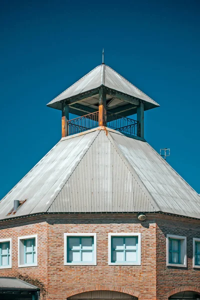 Detalj Fasaden Den Gamla Historiska Byggnaden — Stockfoto