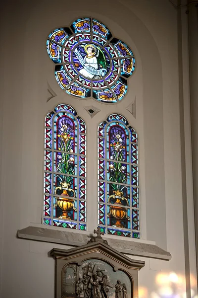 Belo Detalhe Interior Catedral — Fotografia de Stock