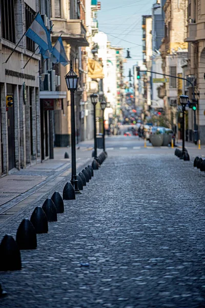 Тихая Улица Буэнос Айресе — стоковое фото
