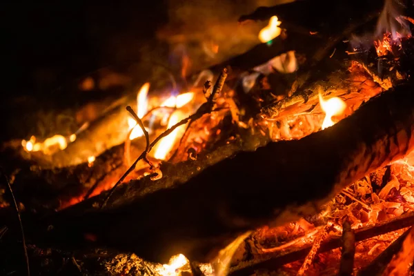 Bonfire Bakgrund Buenos Aires — Stockfoto