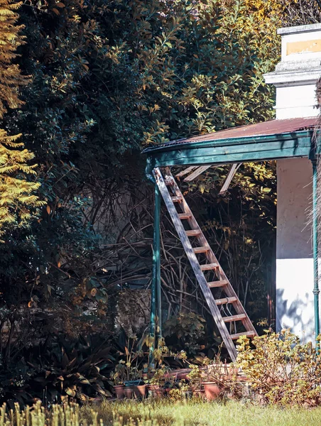 Altes Holzhaus Detail — Stockfoto