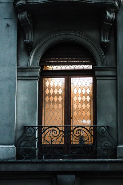 Detalle Fachada Del Antiguo Edificio Histórico —  Fotos de Stock