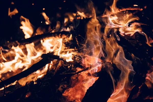 Bonfire Background Buenos Aires — Stock Photo, Image