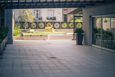 Buenos Aires 'teki Garden' ın manzarası.