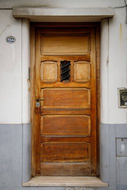 Eski tarihi bina dış ayrıntıları