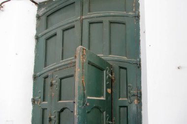 Eski tarihi bina dış ayrıntıları