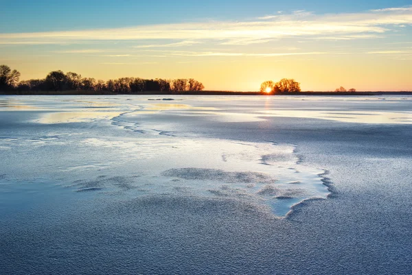 Winter ice — Stock Photo, Image