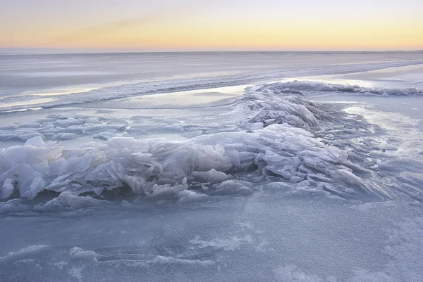 Winter ice landscape. — Stock Photo, Image