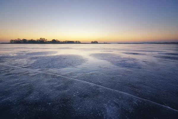 Winter ice landscape. — Stock Photo, Image