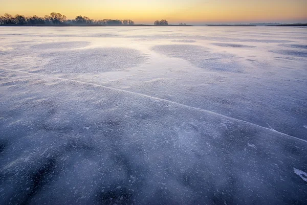 Paisaje de hielo de invierno . —  Fotos de Stock