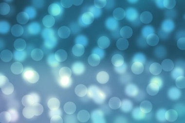 Soyut mavi bokeh arkaplanı