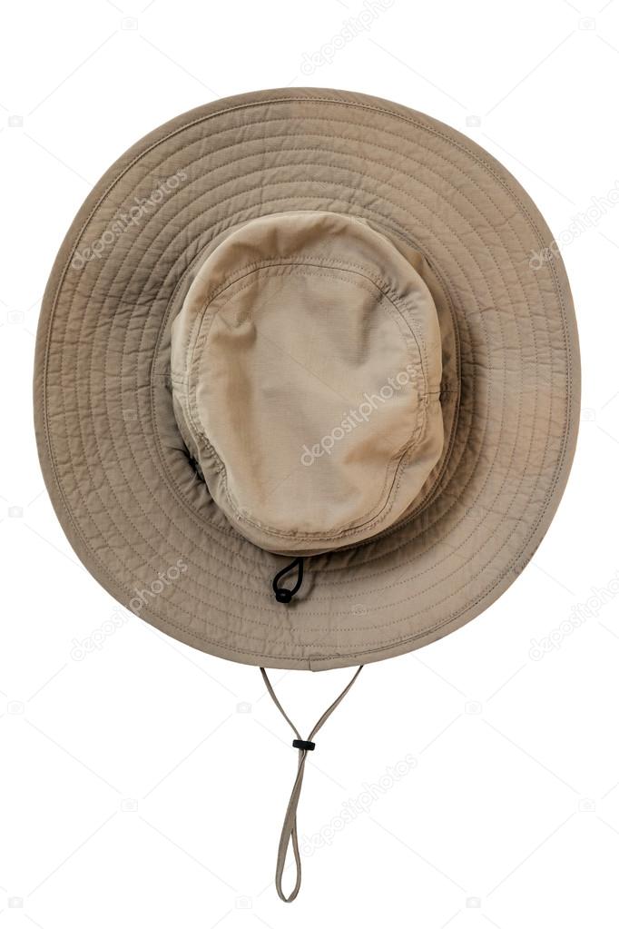 white waterproof hat
