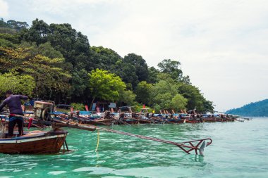Lipe adada, Tayland seyahat tekne Park düzenlemek