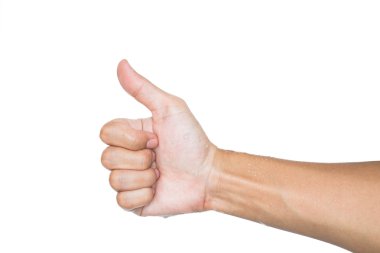 ıslak el başparmak sırıtmak