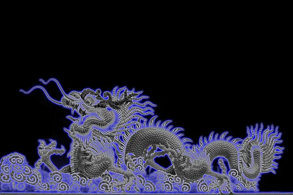 Čínský drak abstraktní grafika — Stock fotografie