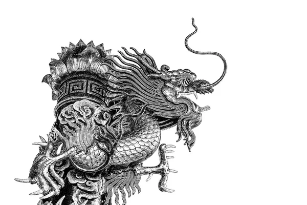 Graphique abstrait dragon chinois — Photo