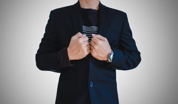 Geschäftsmann im lässigen Anzug — Stockfoto