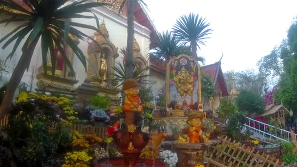 WAT Phrathat Doi Suthep, Chiang Mai — Stok video