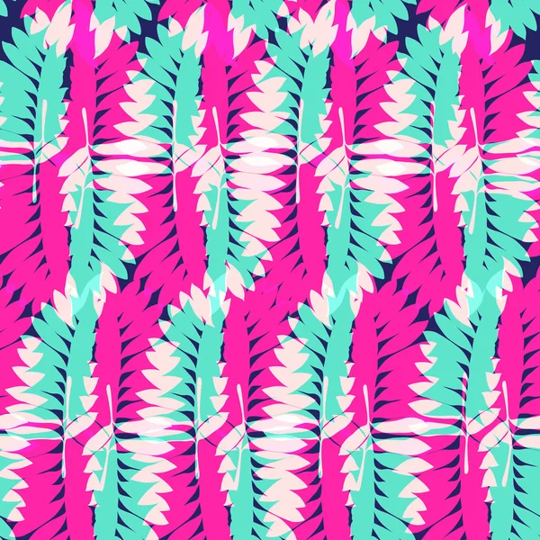 Pattern with Palm leaves — Stock Vector