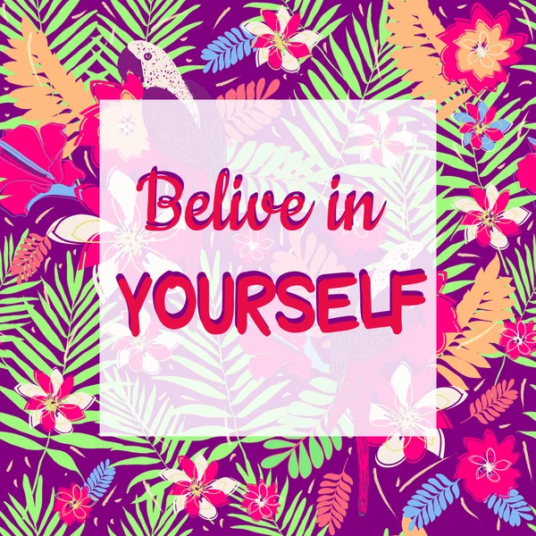 İnanıyorum içinde kendini kartı