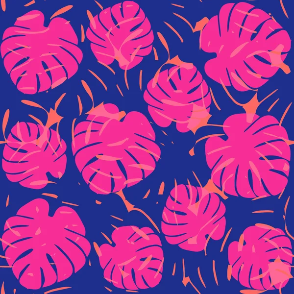 Egzotik palmiye yaprakları desen