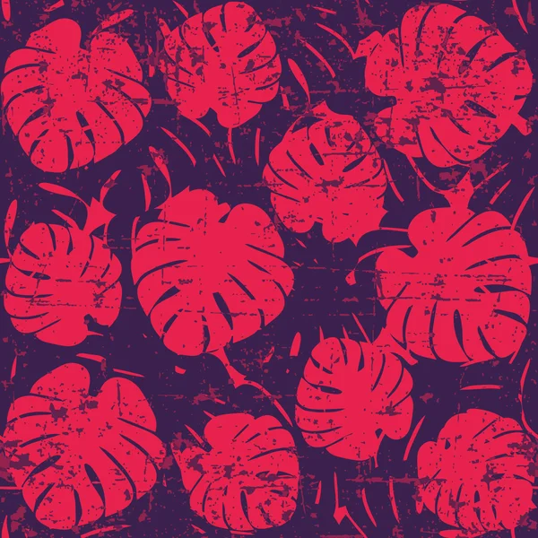 Egzotik palmiye yaprakları desen