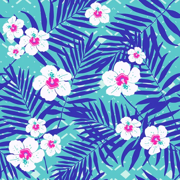 Moda tropical print — Vector de stock