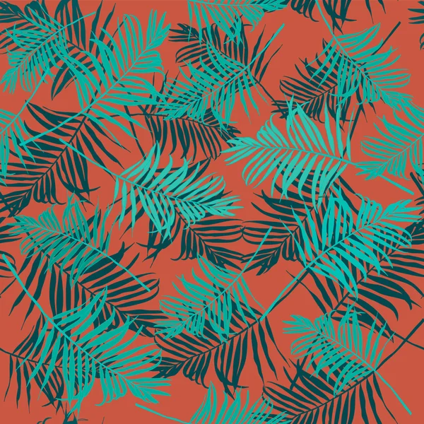 Palmiye yaprakları ile desen