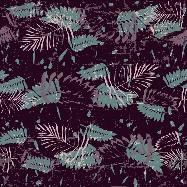 Palmiye yaprakları ile desen