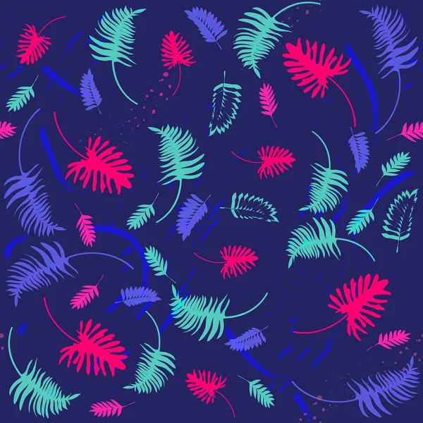 Palmiye yaprakları ile desen