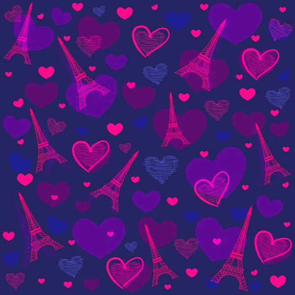 Paris Eiffel Kulesi desen